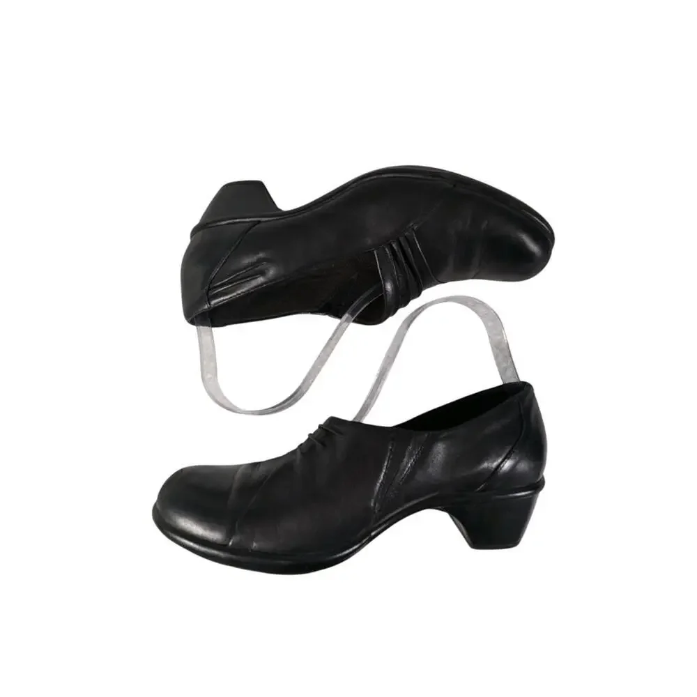 NWOT! CLARKS! BLACK GENUINE LEATHER MEGA PADDED COMFY RUBBER SOLE LOAFERS! SZ 8M